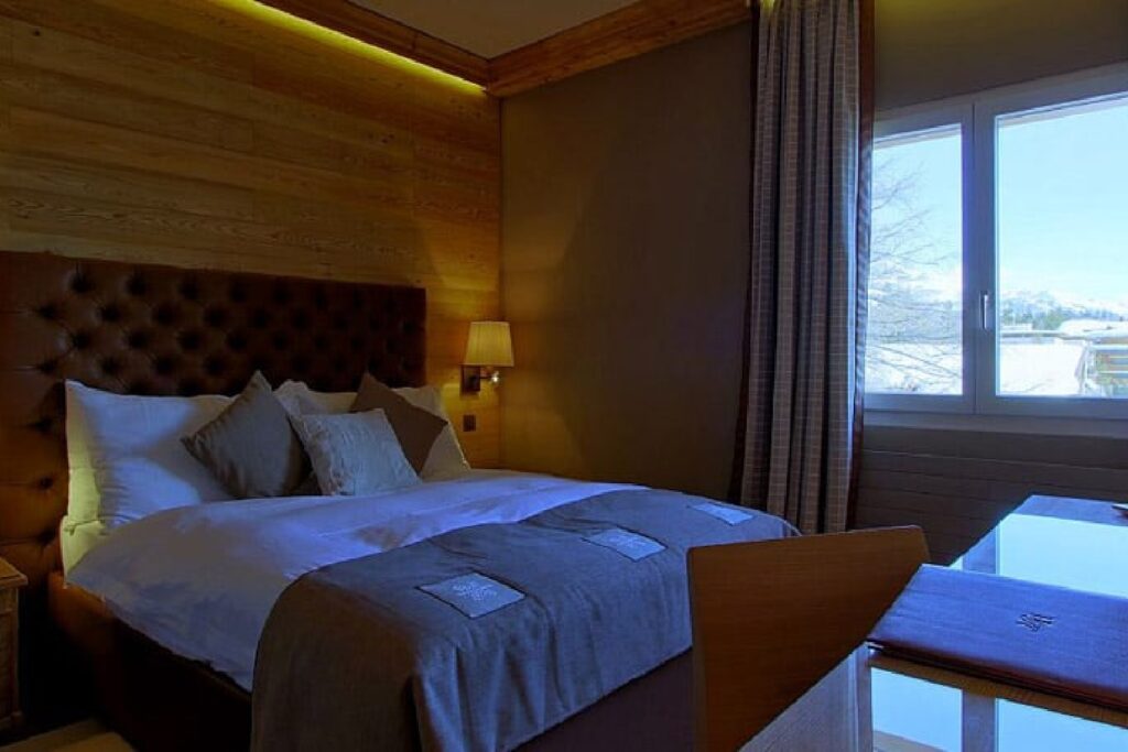 Single room in Hotel Royal Crans Montana