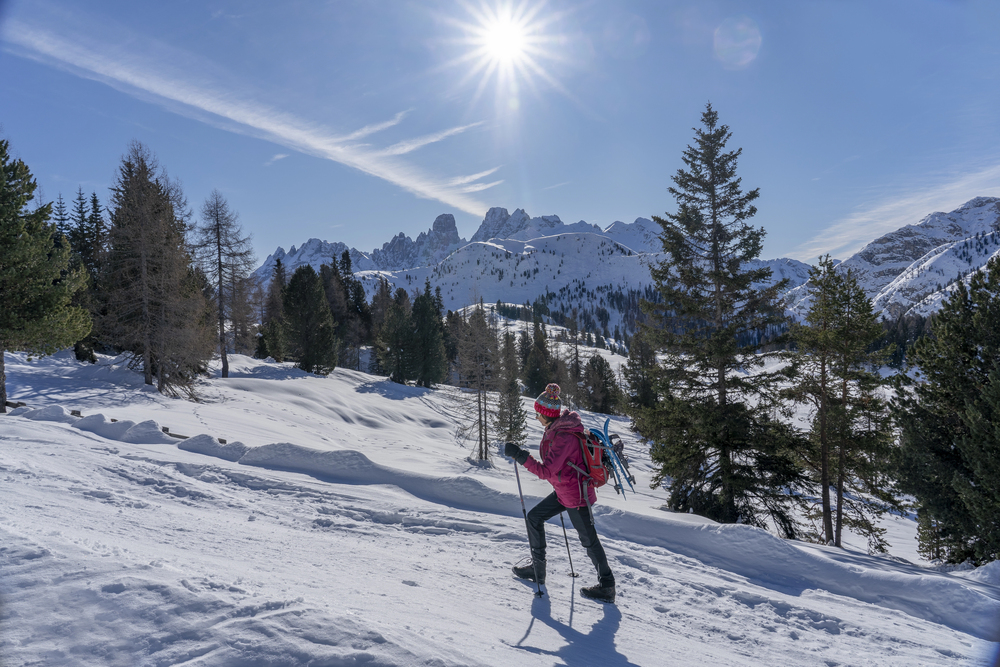 Snowshoeing at Hotel Royal Crans Montana
